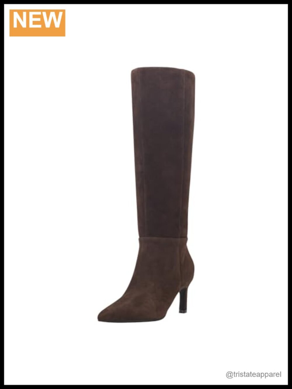 Marc Fisher Langle Suede Knee High Boots Stiletto Heel